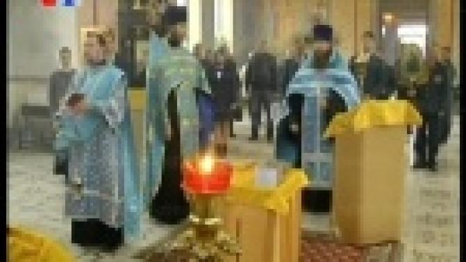 В Первоуральске провели молебен о пожарной безопасности
