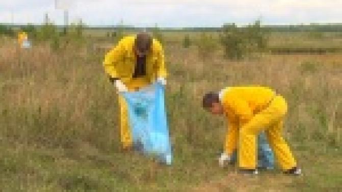 Будущие белые металлурги организовали акцию по высадке деревьев и вышли на субботник на набережную Верхнего пруда