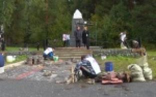 Обелиск "Европа -Азия" преобразился