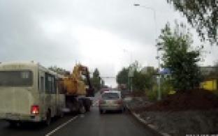 И снова на дороге пострадал рейсовый автобус маршрута "5с"