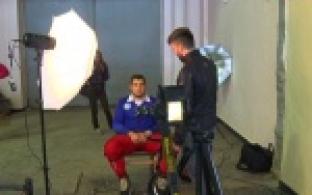 Хоккейная команда "Уральский трубник" приняла участие в фотосессии, посвященной будущему юбилею клуба