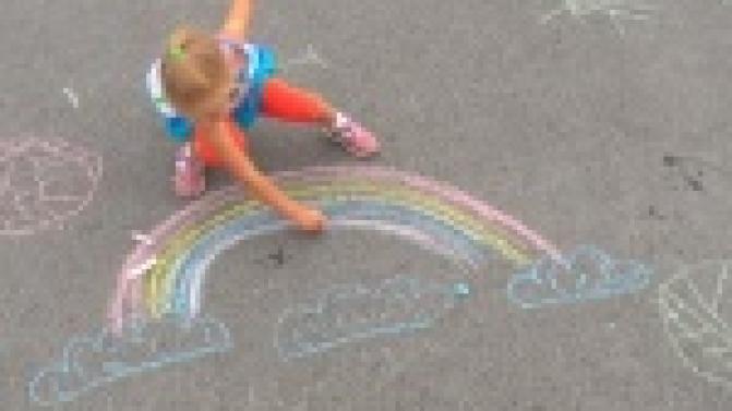 На главной площади прошла акция, в рамках культурно-спортивного праздника "Золотая осень"