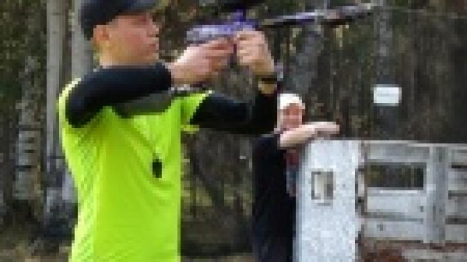 Играть в пейнтбол научились отдыхающие ФОКа "Гагаринский"