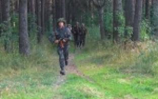 Курсанты оборонно-спортивного лагеря имени Пелевина совершили маршбросок до автодрома