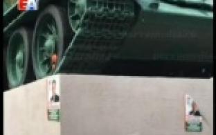 В Первоуральске листовками обклеили основание памятника, который посвящён героям Великой Отечественной войны.