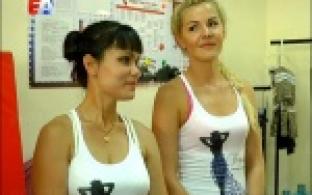 Участницы конкурса красоты прошли мастер-класс по фитнесу и стрейчингу