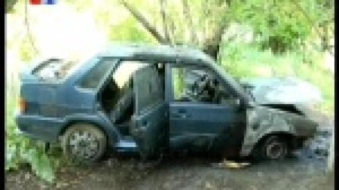 В Первоуральске сгорел автомобиль