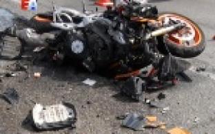 Мотоциклист чудом остался жив