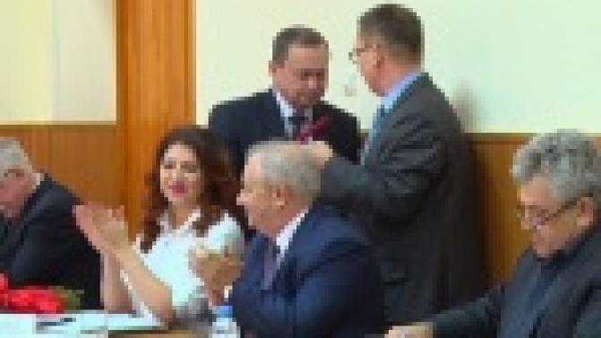 Депутату Алексею Берсеневу вручили медаль "Почетный ветеран профсоюзов Горно-металлургической промышленности"