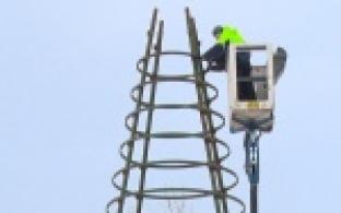 Работы по демонтажу ледового городка завершаются