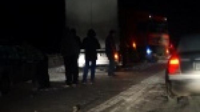 Сильный снегопад стал причиной массового ДТП