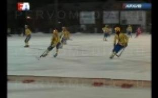 Хоккеисты "Уральского трубника" в Архангельске.