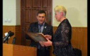 За добросовестный и долголетний труд наградили жительницу Первоуральска Татьяну Шахматову