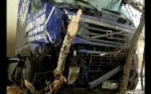 Фура с мороженым едва не въехала в здание Роспотребнадзора.