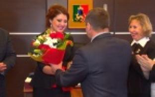 Грамотой и нагрудным знаком отметили депутата Наталью Воробьеву