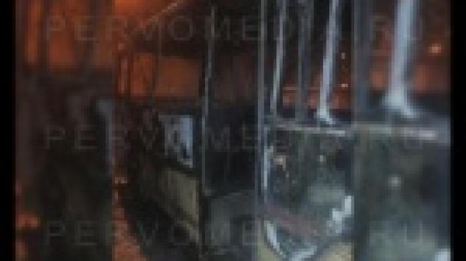 Вытащила детей из горящего автобуса.