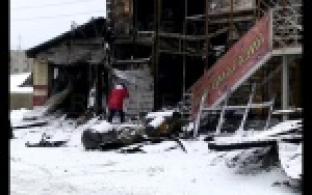 В посёлке Талица сгорел крупный автотехцентр.