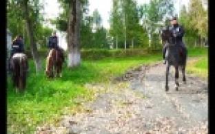 Кавалеристы в городе - порядок обеспечен