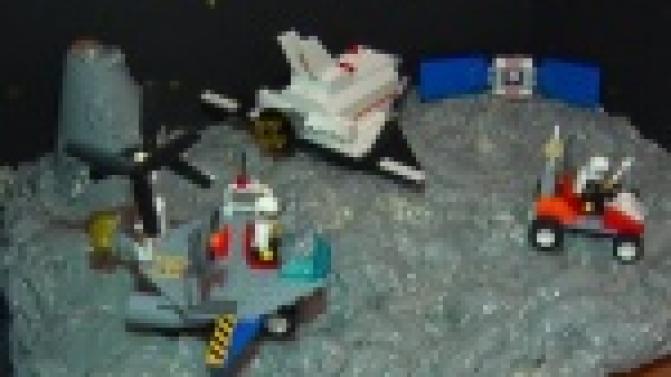 Космическая станция из деталей Лего прилетела в Красноуфимск