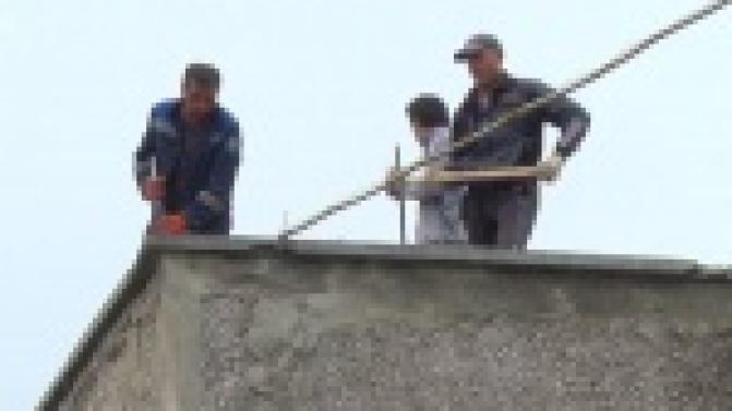 Масштабные ремонтные работы проходят внутри и снаружи первой школы