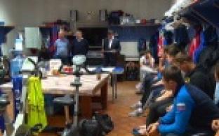 Напутственные слова и моральная поддержка