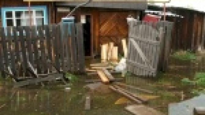 Из-за паводка на Чусовой на Динасе топкое положение