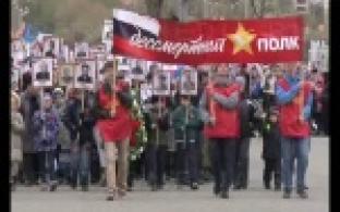 9-го мая на Парад Победы вышел весь город.