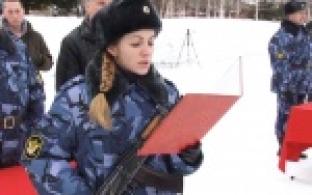 Новобранцы службы ГУФСИН приняли присягу.