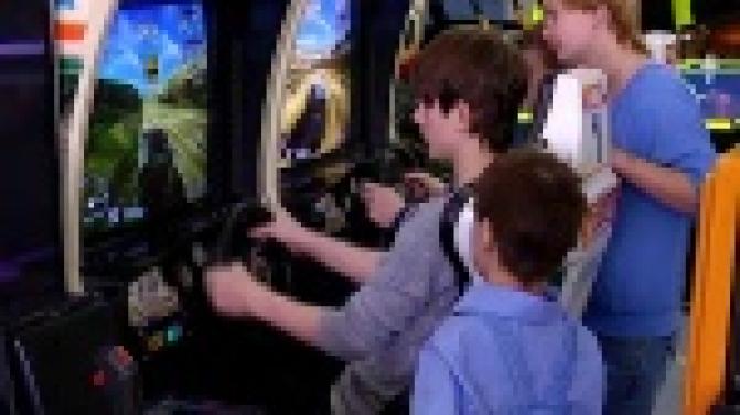 Из детского дома - в развлекательный центр.