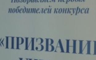 Первоуральские педагоги вошли в число призёров первого регионального конкурса «Призвание – учить!»