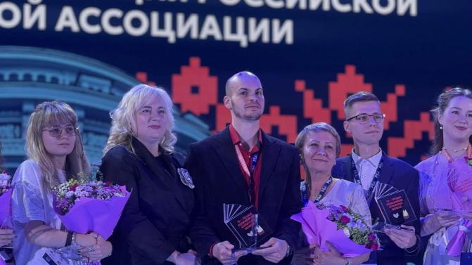 Первоуральского библиотекаря Андрея Наумова посвятили в профессию в рамках Всероссийского библиотечного конгресса