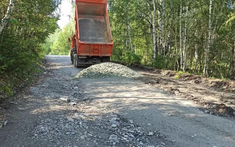 Дорогу в деревне Калата, которая пострадала в результате паводка, восстановили