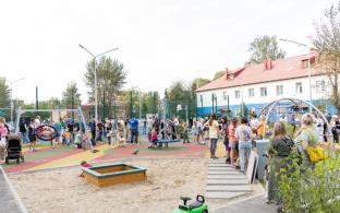 В микрорайоне Хромпик продолжается благоустройство