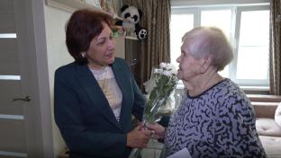 Ветеран труда, прошедший Великую Отечественную войну, отмечает 96-летие