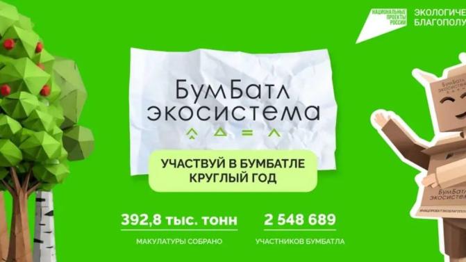 Первоуральск присоединился к всероссийской акции по сбору макулатуры «БумБатл»